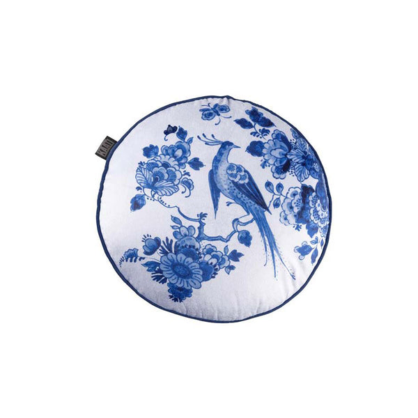 Bedding House Blue Bird Round Filled Cushion 40cm
