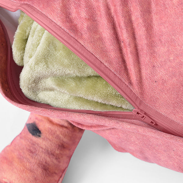 Happy Kids 2-in-1 Stegosaurus Dinosaur Shaped Cushion Throw Blanket