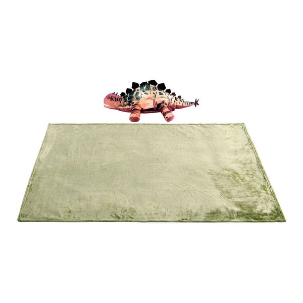 Happy Kids 2-in-1 Stegosaurus Dinosaur Shaped Cushion Throw Blanket