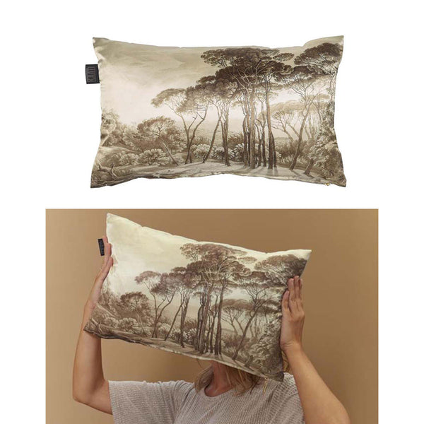 Bedding House Odetta Landscape Natural Rectangular Cushion 30cm x 50cm