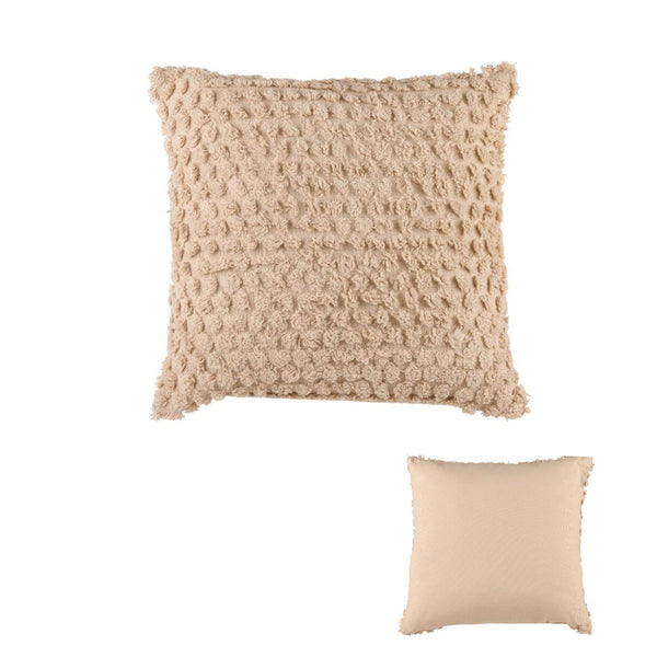 Accessorize Pippa Textured Stone Square Filled Cushion 45cm
