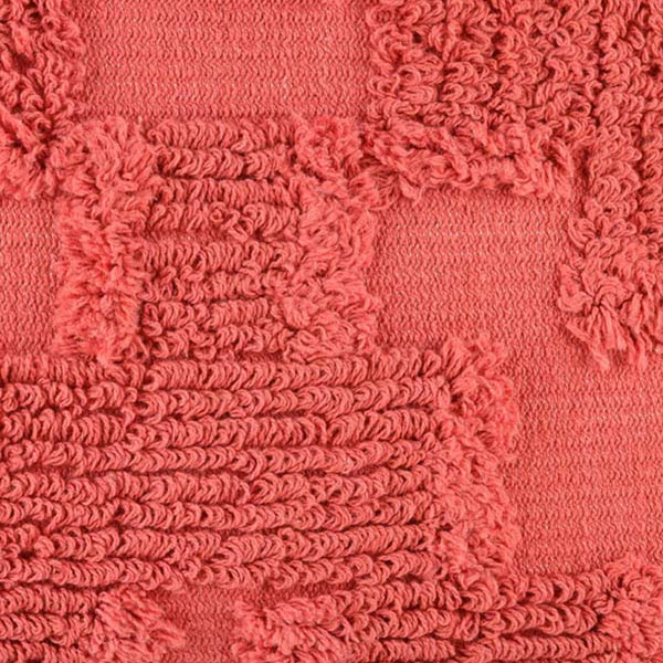 Accessorize Roseto Textured Red Square Filled Cushion 45cm