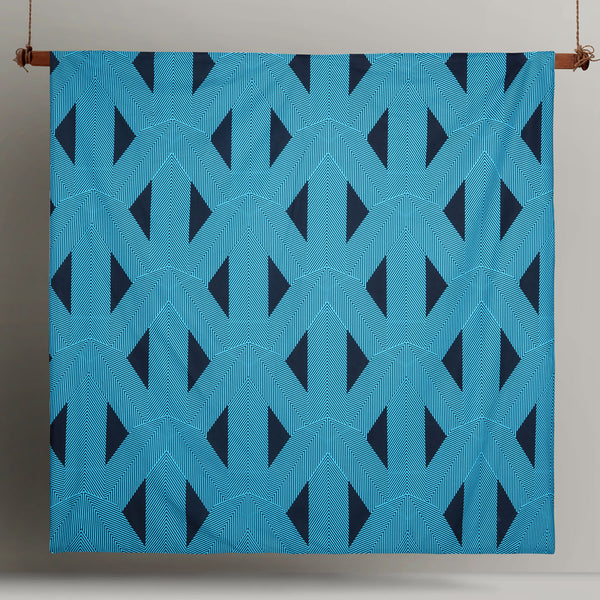 Accessorize Aster Blue Cotton Quilt Doona Duvet Cover Set King