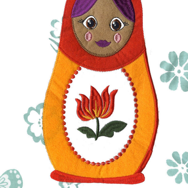 Happy Kids Chenka Russian Dolls Quilt Doona Duvet Cover Set Single