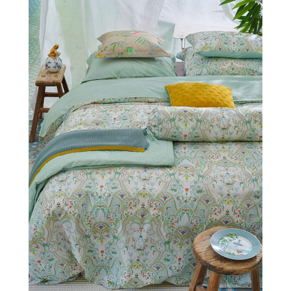 PIP Studio Curious Animals White Cotton Quilt Doona Duvet Cover Set Queen