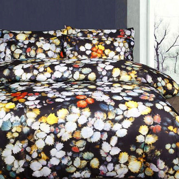 Big Sleep Nordic Floral Quilt Doona Duvet Cover Set Double