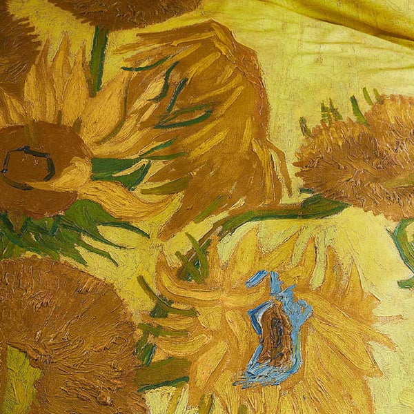 Bedding House Van Gogh Sunflowers Yellow Quilt Cover Set King