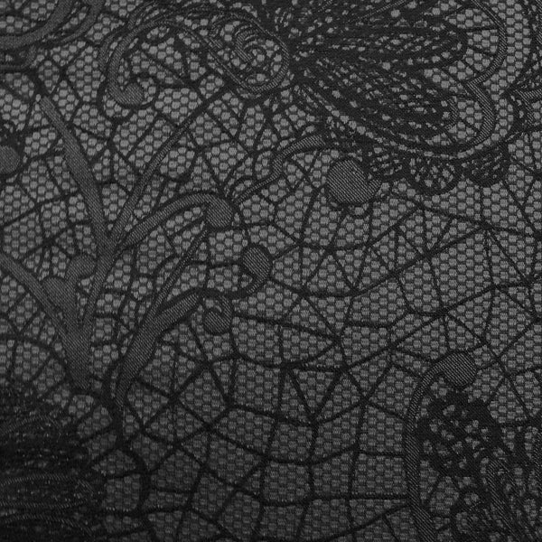 Accessorize Trudie Floral Black Jacquard Quilt Doona Duvet Cover Set Single