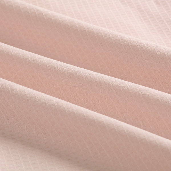 Accessorize Waffle Blush Cotton Quilt Doona Duvet Cover Set King