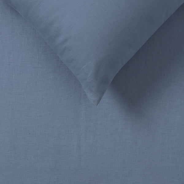 Vintage Design Homewares Sky Blue Hemp Sheet Set King