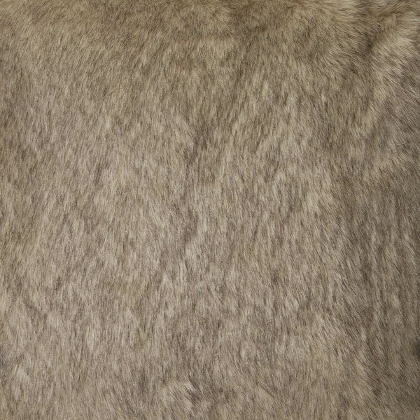 J Elliot Home Faux Fur Filled Cushion Square 50cm Brown Fox