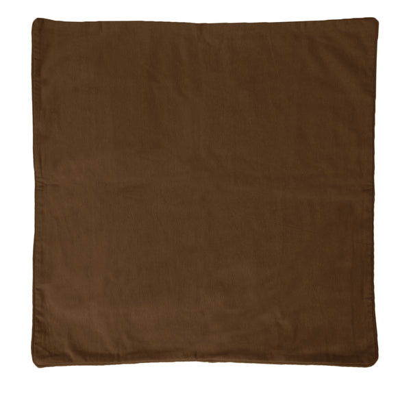 Lollipop Extra Large Cotton Piped Square Cushion Cover 90cm Chocolate