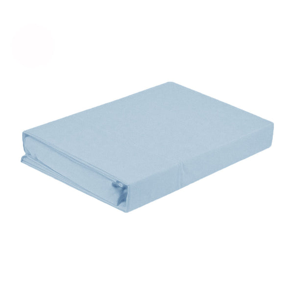 Cotton Sateen Sheet Set 325TC Dusty Blue Double