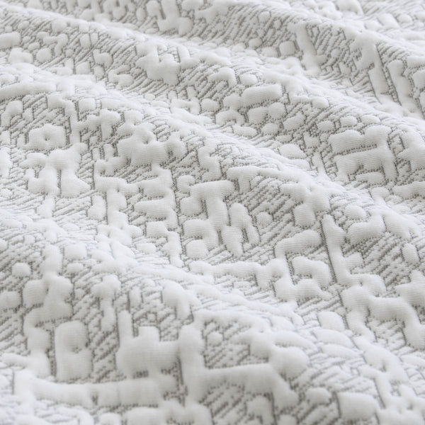 Ardor Norfolk Jacquard Embossed Comforter Bedspread Coverlet Set Queen King