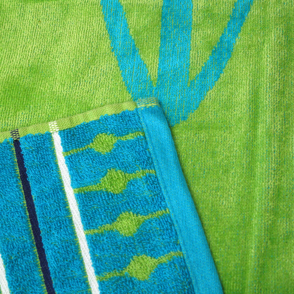Premium Cotton Velour Jacquard Beach Towel Surfing