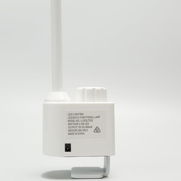 LED Multi Function Gooseneck Desk Table Office Lamp Light