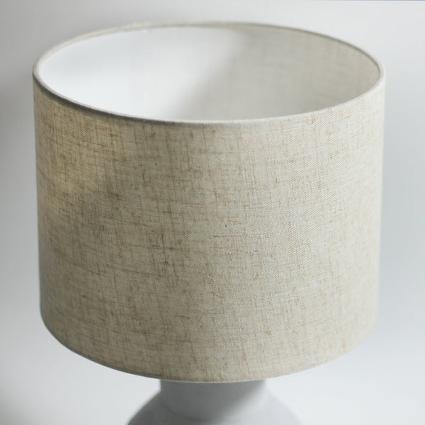 Sophie Table Side End Coffee Table Lamp Light Concrete Base Beige Shade
