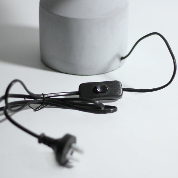 Sophie Table Side End Coffee Table Lamp Light Concrete Base Beige Shade