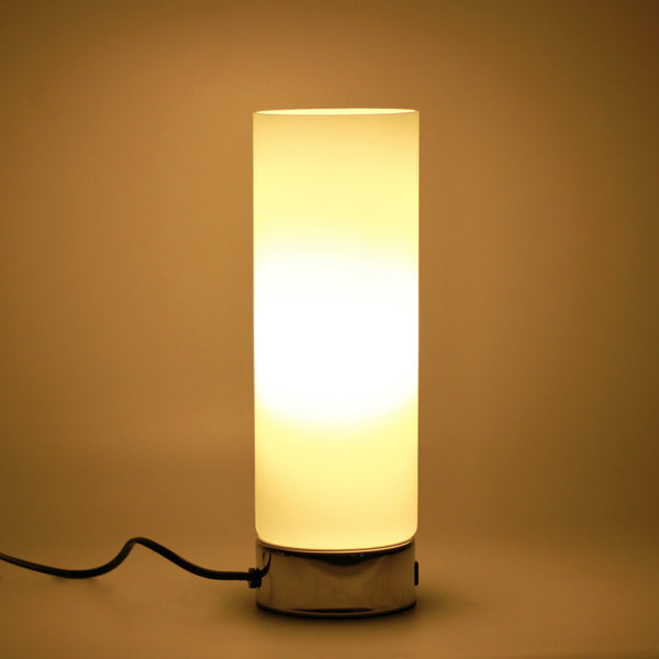 Julie Cylinder Touch Side End Coffee Table Lamp Light USB Port