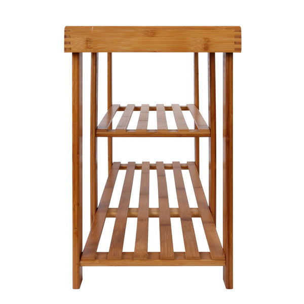 Artiss Bamboo Shoe Storage Rack Bench Seat Organiser