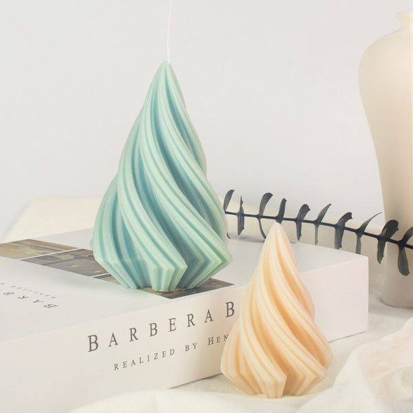 Spiral Swirl Candle Silicone Mold Mould Candle Epoxy Resin Soap