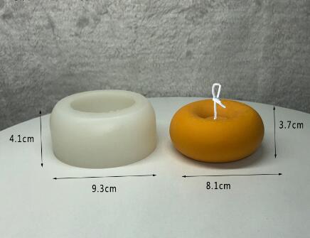 Geometric Donut Doughnut Silicone Mold Mould Candle Epoxy Resin Soap