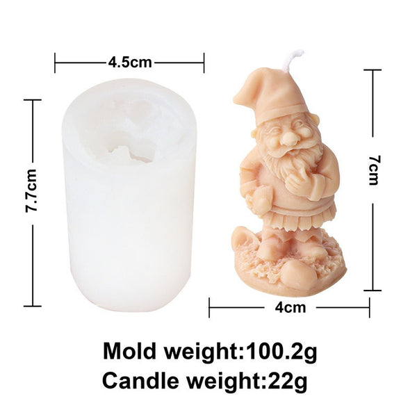 Dwarf Dwarves Silicone Mold Mould Candle Epoxy Resin Soap