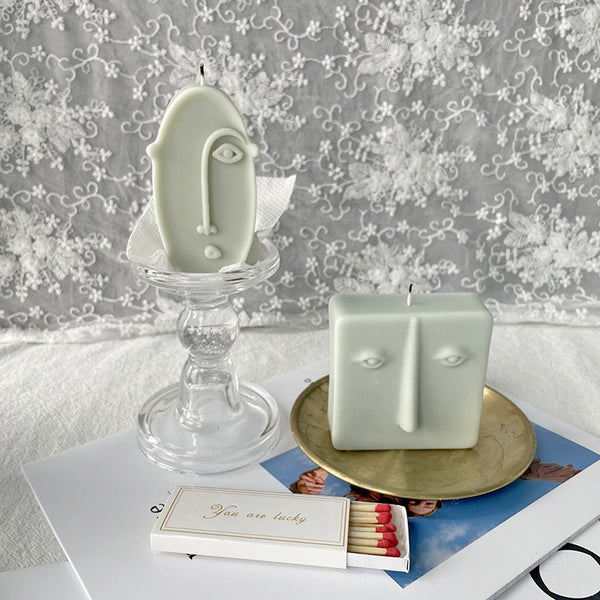 Human Face Abstract Expression Silicone Mold Mould Candle Epoxy Resin Soap