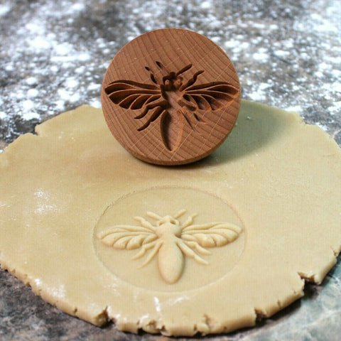 Beechwood Wooden Paw Print Bee Turtle Tree Biscuit Cookie Embossing Stamp Mold