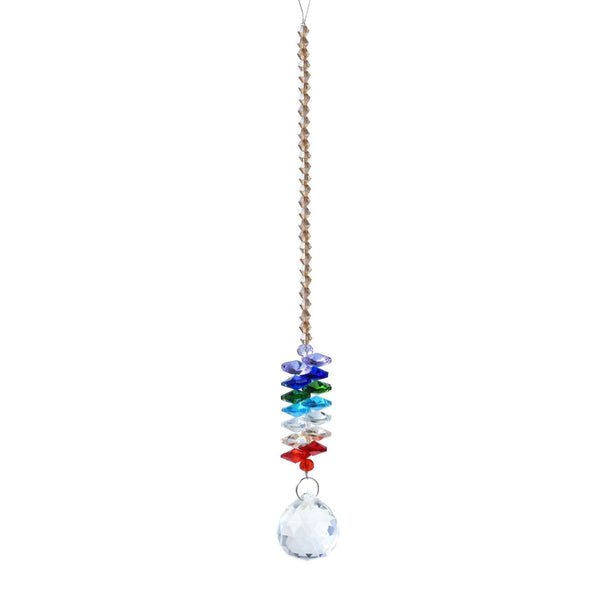 Sun Moon Star Crystal Pendant Suncatcher Sun Catcher Garden Ornament Gold Silver