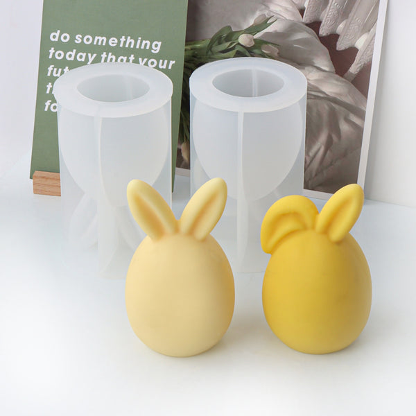 Easter Egg Bunny Silicone Mold Mould Candle Epoxy Resin Soap