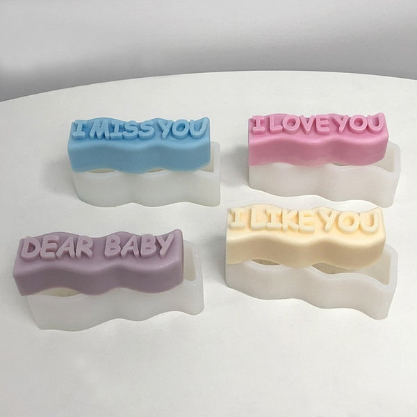 Miss Love Like You Dear Baby Silicone Mold Mould Candle Epoxy Resin Soap