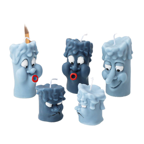 Funny Expression Happy Angry Face Silicone Mold Mould Candle Epoxy Resin Soap