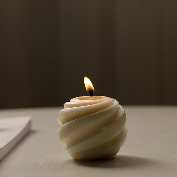 Swirl Ball Silicone Mold Mould Candle Epoxy Resin Soap