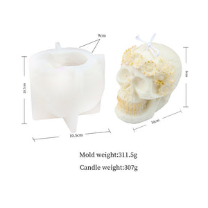 Halloween Skull Silicone Mold Mould Candle Epoxy Resin Soap