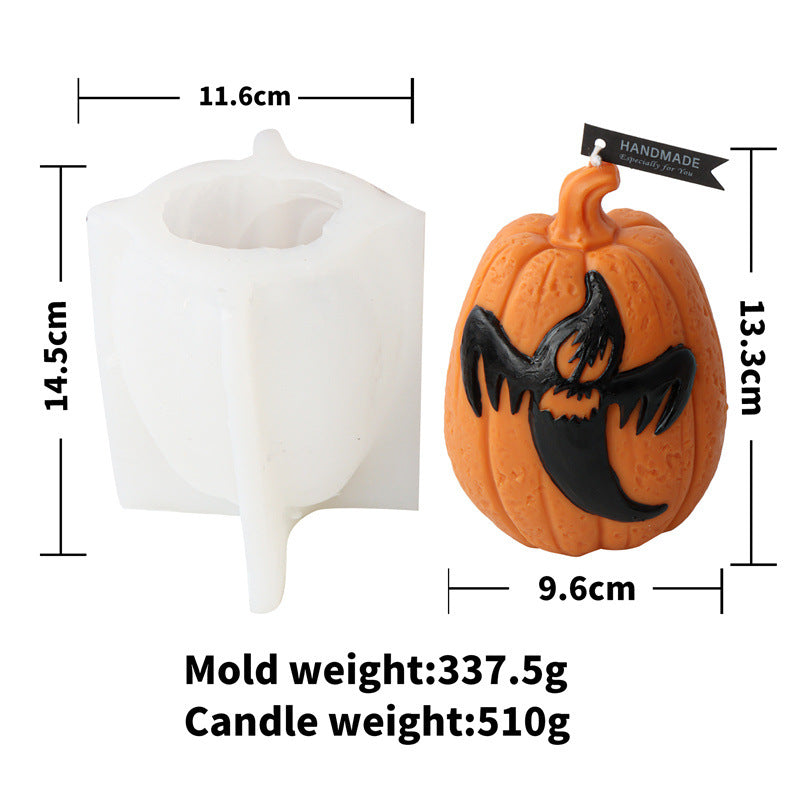 Halloween Ghost Pumpkin Mold Mould For Candle Epoxy Resin Soap Making