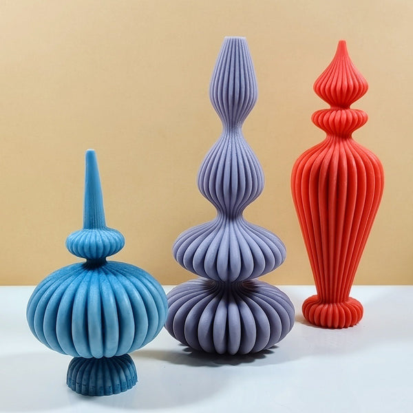 Irregular Texture Column Silicone Mold Mould Candle Epoxy Resin Soap