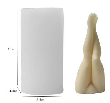 Womens Legs Thighs Silicone Mold Mould Candle Epoxy Resin Soap 11cm