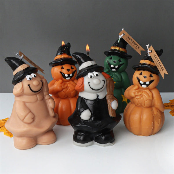 Halloween Pumpkin Witch Ghost Silicone Mold Mould Candle Epoxy Resin Soap