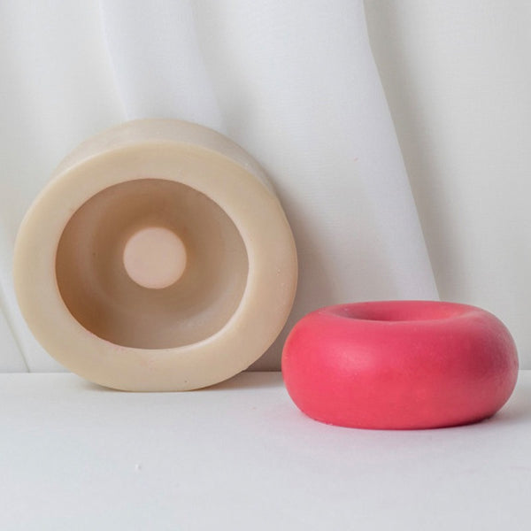Geometric Donut Doughnut Silicone Mold Mould Candle Epoxy Resin Soap
