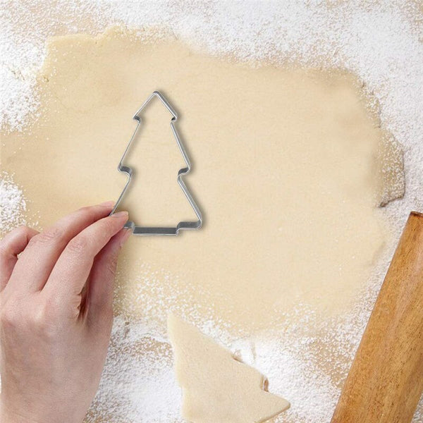 10 Pce Christmas Cookie Biscuit Cutter Mold Stainless Steel Metal Set