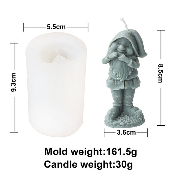 Dwarf Dwarves Silicone Mold Mould Candle Epoxy Resin Soap