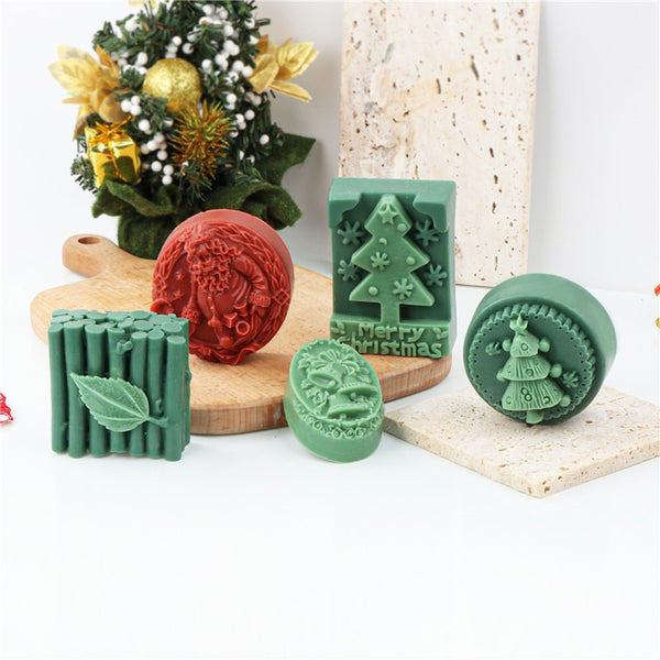 Santa Claus Bell Christmas Tree Mold Mould Candle Epoxy Resin Soap Making