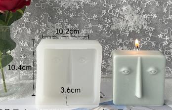 Human Face Abstract Expression Silicone Mold Mould Candle Epoxy Resin Soap