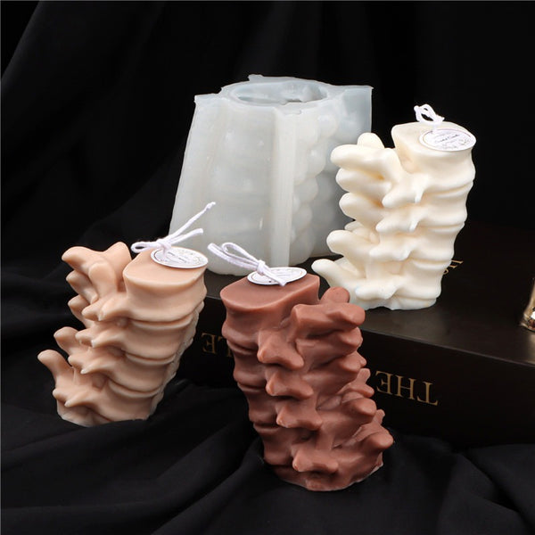 Spine Vertebrae Silicone Mold Mould Candle Epoxy Resin Soap 10cm 19cm