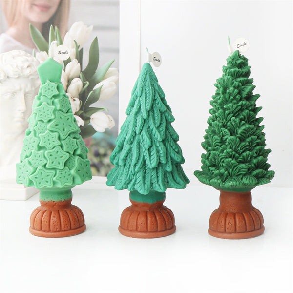 Christmas Tree Santa Claus Present Mold Mould Candle Epoxy Resin Soap Making