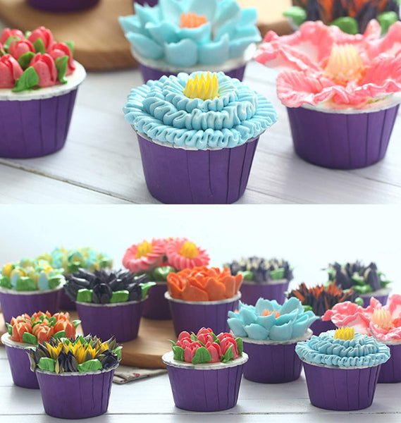 27 Pce Russian Piping Icing Pastry Nozzles Tips Flower Leaf Bags Cake Decorating