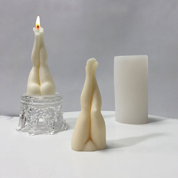 Womens Legs Thighs Silicone Mold Mould Candle Epoxy Resin Soap 11cm
