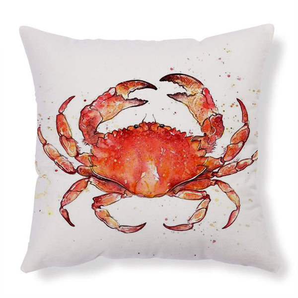 Marine Sea Animal Mermaid Theme Vintage Style Printed Cushion Covers Square 45cm