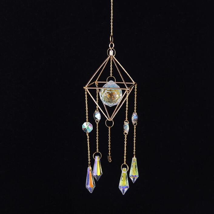 Transparent Crystal Feng Shui Suncatcher Window Ornament